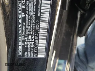 2023 Mercedes-Benz EQS 450 z VIN W1KCG2EB1PA038099, wystawiony jako Copart lot #73380004 z przebiegiem 13 333 mil mil oraz Szkoda całkowita • Salvage title. Historia ofert i sprzedaży dostępna na DreamBid. Obrazek 13.