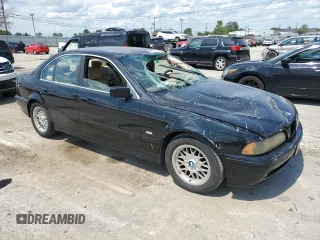 2002 BMW 5 Series 525iA with VIN WBADT43442GY40014, listed as a Copart auction lot 66651714 with 0 mi miles and Non Repairable. Bid and sale history available at carsss.com. Image 4.