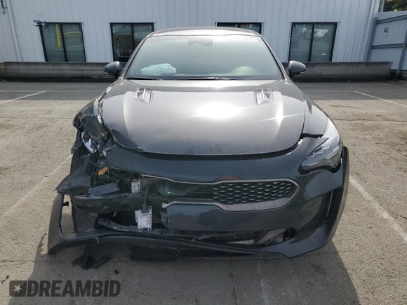 2023 Kia Stinger GT-Line with VIN KNAE35LD7P6125638, listed as a Copart auction lot 50042425 with 57,029 mi miles and Salvage Title. Bid and sale history available at carsss.com. Image 5.