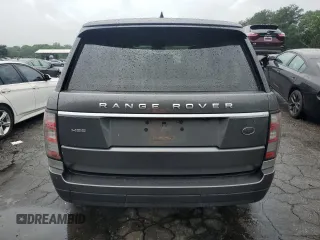 2017 Land Rover Range Rover HSE with VIN SALGS2FV2HA341048, listed as a Copart auction lot 58291295 with 135,135 mi miles and Salvage title. Bid and sale history available at DreamBid. Image 6.
