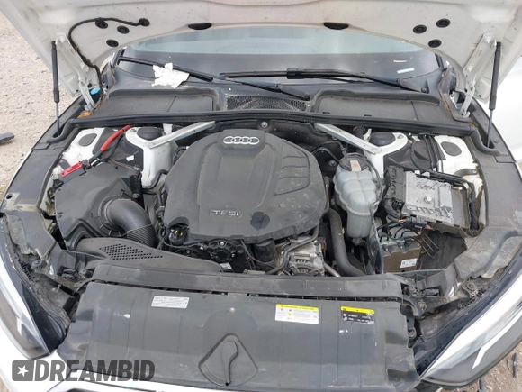 2020 Audi A5 Sportback Premium with VIN WAUANCF58LA005971, listed as a IAAI auction lot 41910149 with 72,600 mi miles. Bid and sale history available at carsss.com. Image 10.