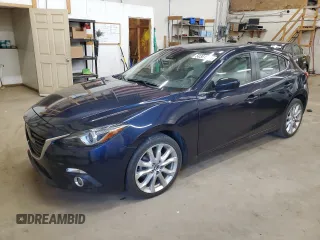 2015 Mazda 3 S Grand Touring with VIN JM1BM1M37F1255707, listed as a Copart auction lot 50384255 with 92,111 mi miles and Salvage Title. Bid and sale history available at DreamBid. Image 1.