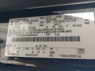 2016 Ford Transit Cargo with VIN 1FTYR2CM1GKB54475, listed as a IAAI auction lot 42626212 with 111,724 mi miles and . Bid and sale history available at DreamBid. Image 9.
