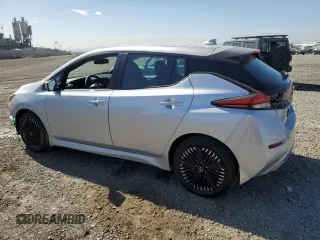 2025 Nissan LEAF SV Plus with VIN 1N4CZ1CV7SC561383, listed as a Copart auction lot 77488484 with 1,565 mi miles and Salvage Title. Bid and sale history available at carsss.com. Image 2.