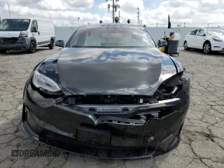 2022 Tesla Model S Plaid with VIN 5YJSA1E69NF460808, listed as a Copart auction lot 48766764 with 12,836 mi miles and Salvage Title. Bid and sale history available at DreamBid. Image 5.