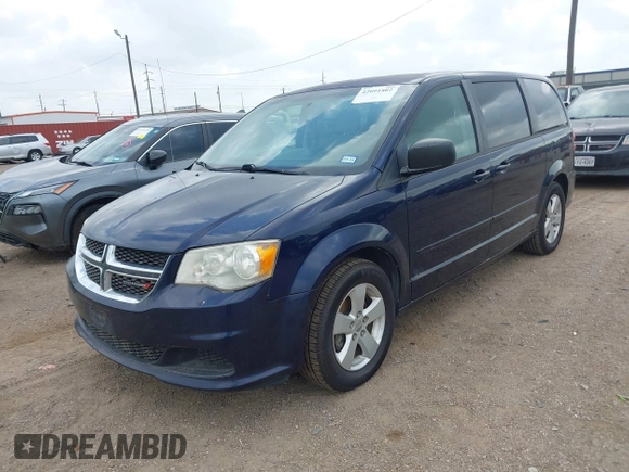 2013 Dodge Grand Caravan SE with VIN 2C4RDGBG4DR567547, listed as a IAAI auction lot 42091862 with 165,827 mi miles and . Bid and sale history available at DreamBid. Image 2.