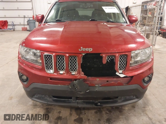 2016 Jeep Compass High Altitude Edition with VIN 1C4NJDEB8GD778764, listed as a IAAI auction lot 41704039 with 110,287 mi miles. Bid and sale history available at carsss.com. Image 6.