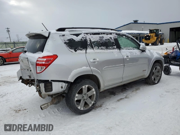 2011 Toyota RAV4 Sport with VIN JTMRK4DV7B5101508, listed as a Copart auction lot 44310925 with 129,893 mi miles and Salvage Title. Bid and sale history available at carsss.com. Image 3.