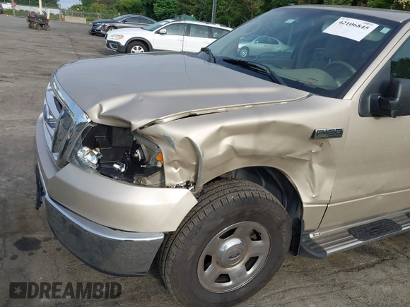 2008 Ford F-150 XL with VIN 1FTPX12V68FB82076, listed as a IAAI auction lot 42106845 with 169,406 mi miles and . Bid and sale history available at DreamBid. Image 6.