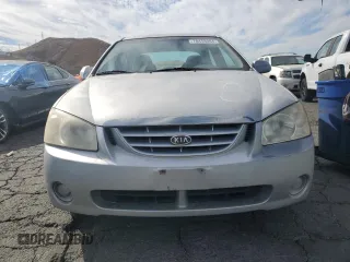 2006 Kia Spectra EX with VIN KNAFE122765228554, listed as a Copart auction lot 78458004 with 154,085 mi miles and Clean Title. Bid and sale history available at carsss.com. Image 5.