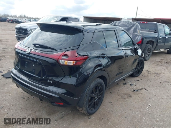 2021 Nissan Kicks SR with VIN 3N1CP5DV7ML520557, listed as a IAAI auction lot 41473489 with 35,634 mi miles. Bid and sale history available at carsss.com. Image 4.