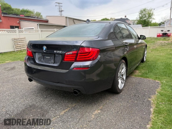 2011 BMW 5 Series 535i xDrive with VIN WBAFU7C57BC874505, listed as a Copart auction lot 56905315 with 110,387 mi miles and Clean Title. Bid and sale history available at DreamBid. Image 4.