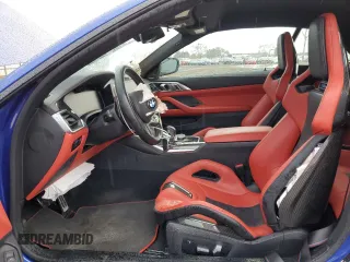 2022 BMW M4 Competition xDrive with VIN WBS33BA04NCJ86672, listed as a Copart auction lot 37588104 with 0 mi miles. Bid and sale history available at carsss.com. Image 7.