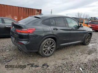 2020 BMW X4 M40i with VIN 5UX2V5C08L9D35107, listed as a Copart auction lot 38606224 with 2,551 mi miles. Bid and sale history available at carsss.com. Image 3.