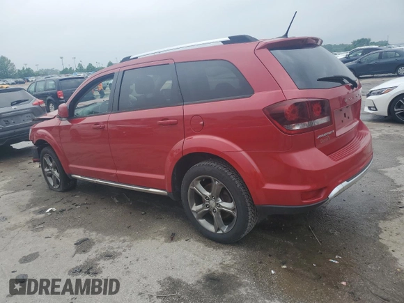 2015 Dodge Journey Crossroad with VIN 3C4PDCGG1FT670028, listed as a Copart auction lot 59700045 with 90,066 mi miles and Salvage title. Bid and sale history available at DreamBid. Image 2.