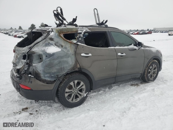 2014 Hyundai Santa Fe Sport with VIN 5XYZUDLB6EG216243, listed as a Copart auction lot 45494125 with 0 mi miles and Salvage Title. Bid and sale history available at carsss.com. Image 3.