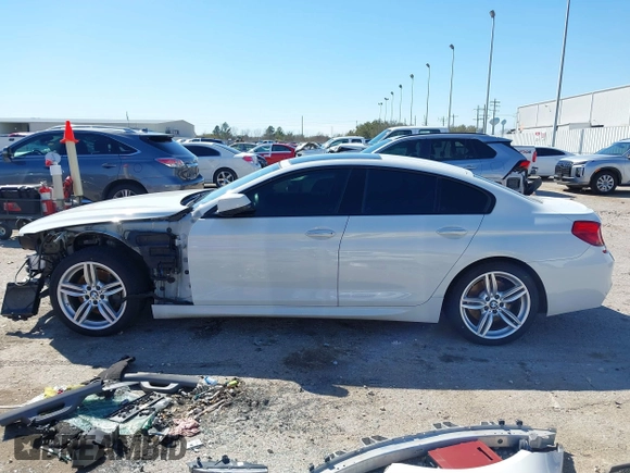 2014 BMW 6 Series 650i xDrive with VIN WBA6B4C5XED099197, listed as a IAAI auction lot 41744557 with 174,613 mi miles. Bid and sale history available at carsss.com. Image 15.