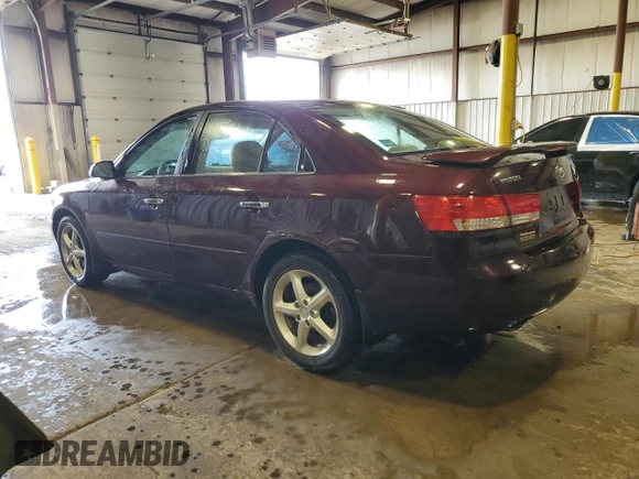 2006 Hyundai Sonata GLS with VIN 5NPEU46F36H026908, listed as a Copart auction lot 52309995 with 130,784 mi miles and Salvage Title. Bid and sale history available at DreamBid. Image 2.