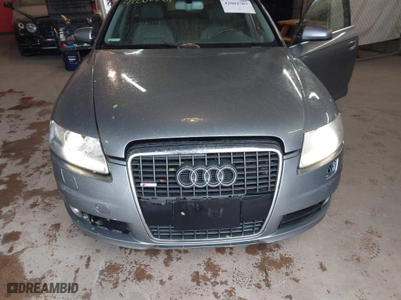 2008 Audi A6 with VIN WAUKH74F28N109368, listed as a IAAI auction lot 42002707 with 163,665 mi miles. Bid and sale history available at carsss.com. Image 6.