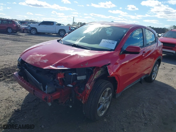 2018 Honda HR-V LX with VIN 3CZRU6H31JG715163, listed as a IAAI auction lot 41724248 with 114,950 mi miles. Bid and sale history available at carsss.com. Image 18.