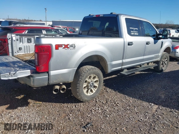 2021 Ford Super Duty F-250 SRW XL with VIN 1FT7W2BTXMEC70037, listed as a IAAI auction lot 40989388 with 109,816 mi miles. Bid and sale history available at carsss.com. Image 4.