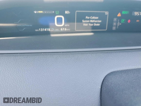 2017 Toyota Prius Plus z VIN JTDKARFP8H3010638, wystawiony jako Copart lot #61022955 z przebiegiem 131 418 mil mil oraz Szkoda całkowita • Salvage title. Historia ofert i sprzedaży dostępna na DreamBid. Obrazek 9.