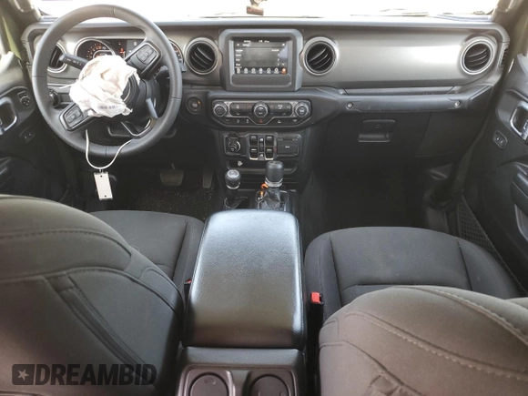 2023 Jeep Gladiator Freedom with VIN 1C6HJTAG9PL543165, listed as a Copart auction lot 47761235 with 43,614 mi miles and Salvage title. Bid and sale history available at DreamBid. Image 8.