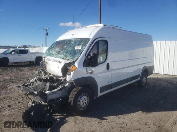 2018 Ram ProMaster Cargo with VIN 3C6URVJG8JE123903, listed as a Copart auction lot 84505334 with Not Provided miles and Salvage Title. Bid and sale history available at carsss.com. Image 1.