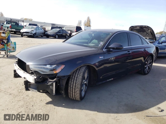 2015 Audi A6 3.0T Prestige with VIN WAUHGAFC1FN007800, listed as a Copart auction lot 68136502 with 88,046 mi miles. Bid and sale history available at carsss.com. Image 1.