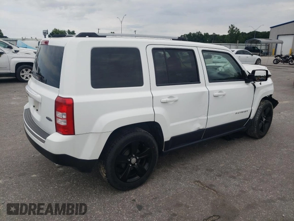 2017 Jeep Patriot High Altitude with VIN 1C4NJPFA6HD166491, listed as a Copart auction lot 57320225 with 75,894 mi miles and Salvage title. Bid and sale history available at DreamBid. Image 3.
