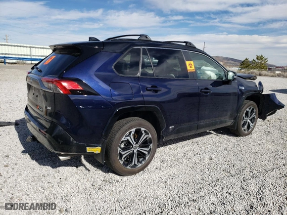 2022 Toyota RAV4 Prime XSE with VIN JTMFB3FV1ND098920, listed as a Copart auction lot 46613865 with 31,836 mi miles and Salvage Title. Bid and sale history available at carsss.com. Image 3.
