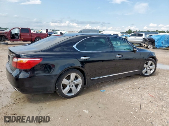 2012 Lexus LS 460 L with VIN JTHGL5EF0C5045591, listed as a Copart auction lot 59752355 with 237,294 mi miles and Clean title. Bid and sale history available at DreamBid. Image 3.