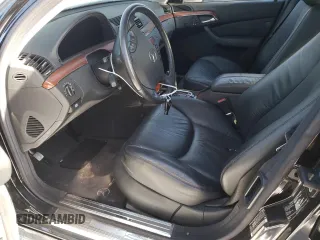 2004 Mercedes-Benz S 430 with VIN WDBNG83J14A427691, listed as a Copart auction lot 49355755 with 25,897 mi miles and Salvage Title. Bid and sale history available at DreamBid. Image 7.