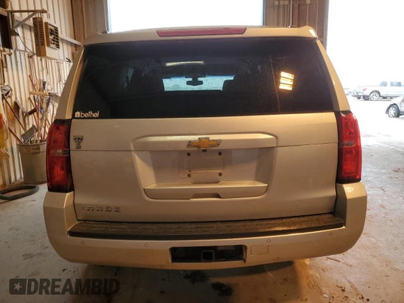 2015 Chevrolet Tahoe LS with VIN 1GNSCAKC0FR281838, listed as a Copart auction lot 51745675 with 151,483 mi miles and Clean title. Bid and sale history available at DreamBid. Image 6.