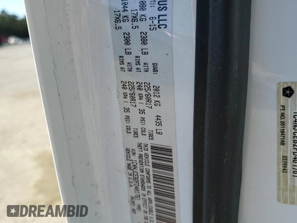 2015 Jeep Compass Latitude with VIN 1C4NJCEB2FD401761, listed as a Copart auction lot 49215505 with 154,896 mi miles and Salvage Title. Bid and sale history available at carsss.com. Image 15.