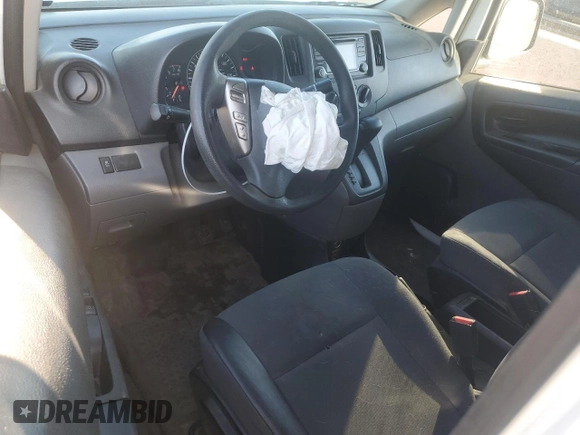 2019 Nissan NV200 S with VIN 3N6CM0KN0KK704170, listed as a Copart auction lot 57838355 with 86,736 mi miles and Salvage title. Bid and sale history available at DreamBid. Image 8.