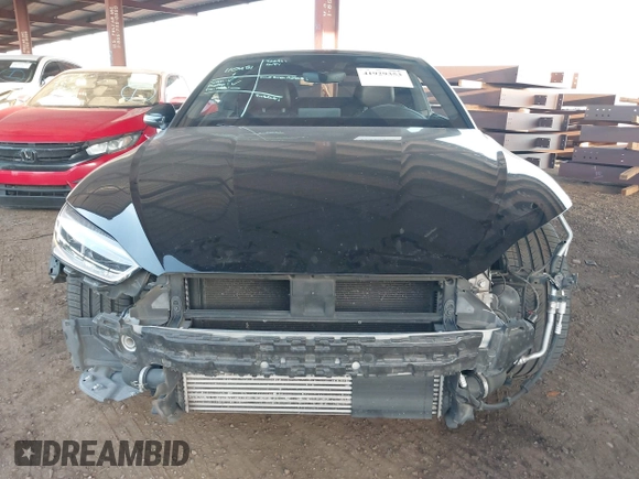 2018 Audi A5 Premium Plus with VIN WAUTNAF55JA021491, listed as a IAAI auction lot 41929353 with 102,703 mi miles and . Bid and sale history available at DreamBid. Image 13.