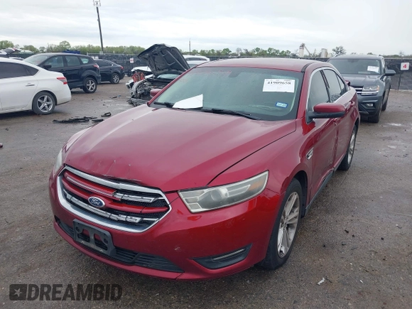 2015 Ford Taurus SEL with VIN 1FAHP2E8XFG137526, listed as a IAAI auction lot 41909658 with 147,992 mi miles and . Bid and sale history available at carsss.com. Image 2.