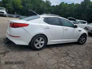 2015 Kia Optima LX with VIN KNAGM4A70F5660912, listed as a Copart auction lot 60232795 with 113,876 mi miles and Salvage title. Bid and sale history available at DreamBid. Image 3.