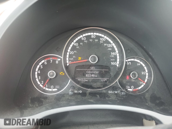 2016 Volkswagen Beetle S with VIN 3VW517AT4GM823250, listed as a Copart auction lot 51788835 with 82,240 mi miles and Salvage Title. Bid and sale history available at DreamBid. Image 9.