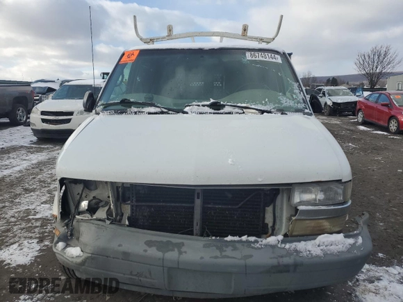 2002 Chevrolet Astro Cargo z VIN 1GCDL19X62B131620, wystawiony jako Copart lot #86748144 z przebiegiem Nie podano mil oraz Szkoda całkowita • Salvage title. Historia ofert i sprzedaży dostępna na DreamBid. Obrazek 5.