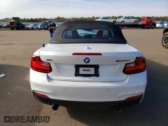 2017 BMW 2 Series M240i xDrive with VIN WBA2L3C30HV667671, listed as a Copart auction lot 73710142 with 0 mi miles. Bid and sale history available at carsss.com. Image 6.