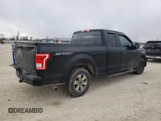 2016 Ford F-150 XL with VIN 1FTEX1C89GFB01148, listed as a Copart auction lot 41843375 with 109,875 mi miles and Salvage Title. Bid and sale history available at carsss.com. Image 3.