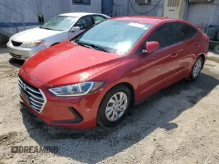 2017 Hyundai Elantra SE with VIN KMHD74LF9HU093587, listed as a Copart auction lot 62095145 with 119,953 mi miles and Clean title. Bid and sale history available at DreamBid. Image 1.