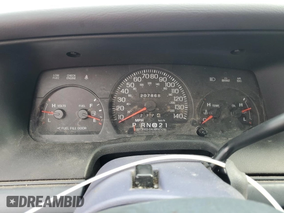 2000 Ford Crown Victoria Police Police Interceptor with VIN 2FAFP71W5YX167880, listed as a Copart auction lot 51815355 with 207,868 mi miles and Salvage Title. Bid and sale history available at carsss.com. Image 9.