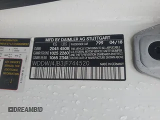 2018 Mercedes-Benz C 300 z VIN WDDWJ4JB3JF744520, wystawiony jako Copart lot #56414345 z przebiegiem Nie podano mil oraz Szkoda całkowita • Salvage title. Historia ofert i sprzedaży dostępna na DreamBid. Obrazek 13.