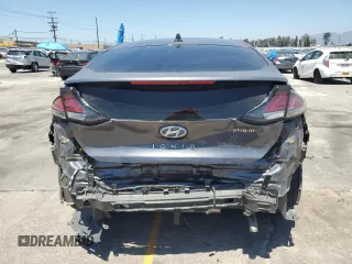 2020 Hyundai Ioniq SE with VIN KMHC65LD4LU207572, listed as a Copart auction lot 54187205 with 136,887 mi miles and Salvage title. Bid and sale history available at DreamBid. Image 6.
