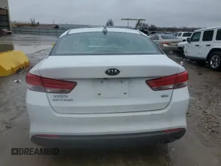 2017 Kia Optima EX with VIN 5XXGU4L3XHG143614, listed as a Copart auction lot 47607915 with 114,617 mi miles and Salvage title. Bid and sale history available at DreamBid. Image 6.