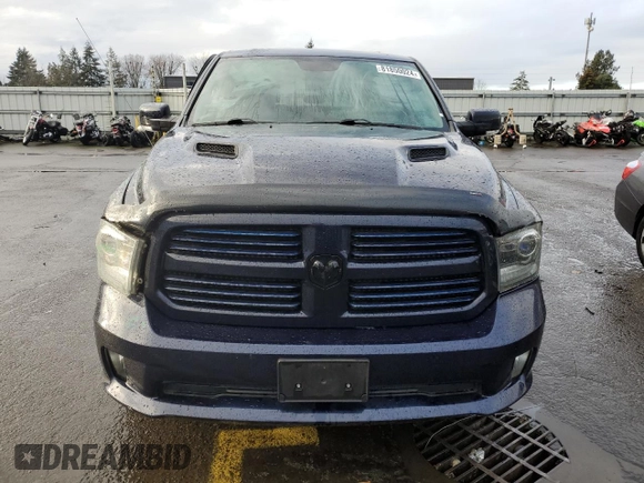 2016 Ram 1500 Sport with VIN 1C6RR7MT5GS381974, listed as a Copart auction lot 81850024 with 96,312 mi miles and Salvage title. Bid and sale history available at DreamBid. Image 5.