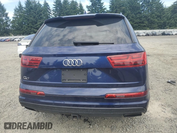 2019 Audi Q7 z VIN WA1MAAF72KD003710, wystawiony jako Copart lot #60320735 z przebiegiem 64 269 mil mil oraz Szkoda całkowita • Salvage title. Historia ofert i sprzedaży dostępna na DreamBid. Obrazek 6.
